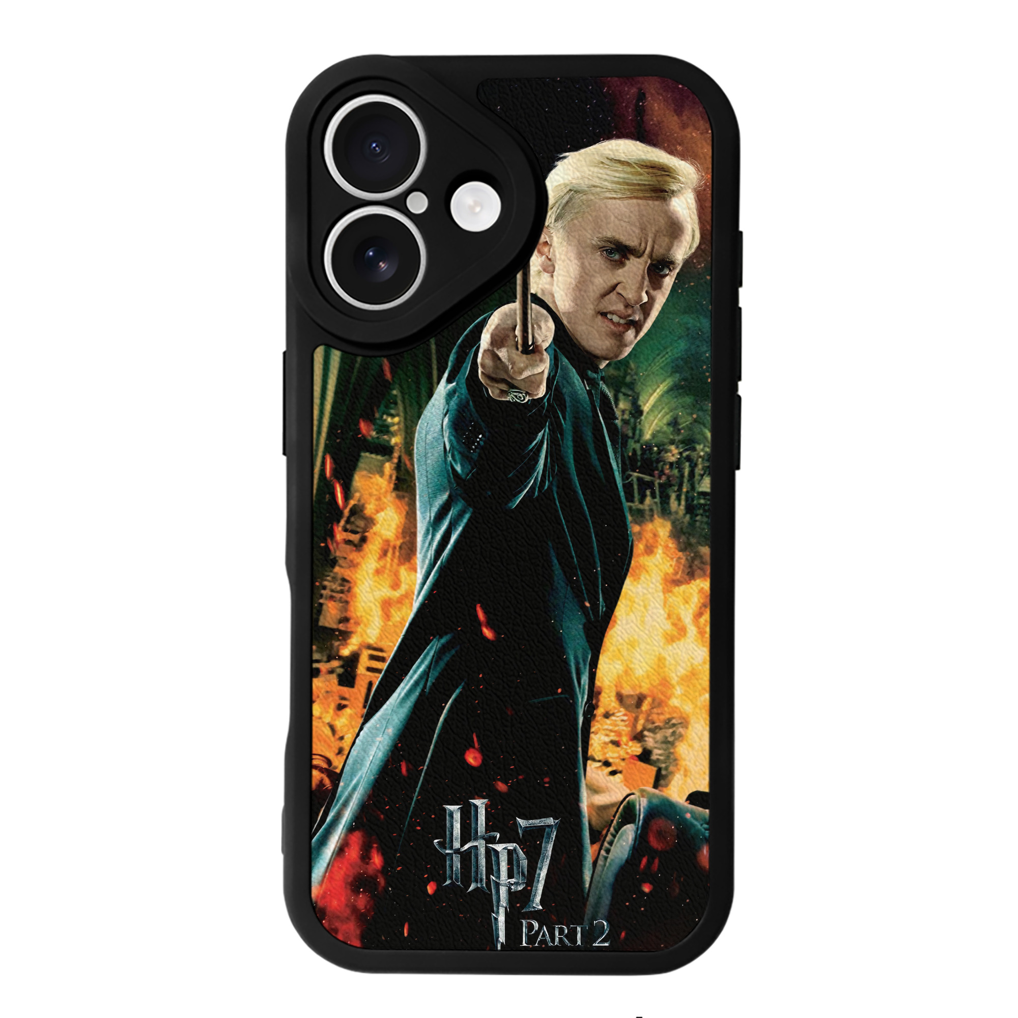 （画像用） Harry Potter ハリー・ポッターシリーズ 【iPhone 16シリーズ対応】シリコンスマホケース（レザー調） 材質：シリコン